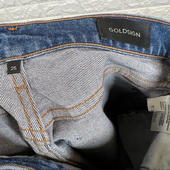 GOLDSIGN Benefit High Rise Relaxed Straight - Picture 8 of 9